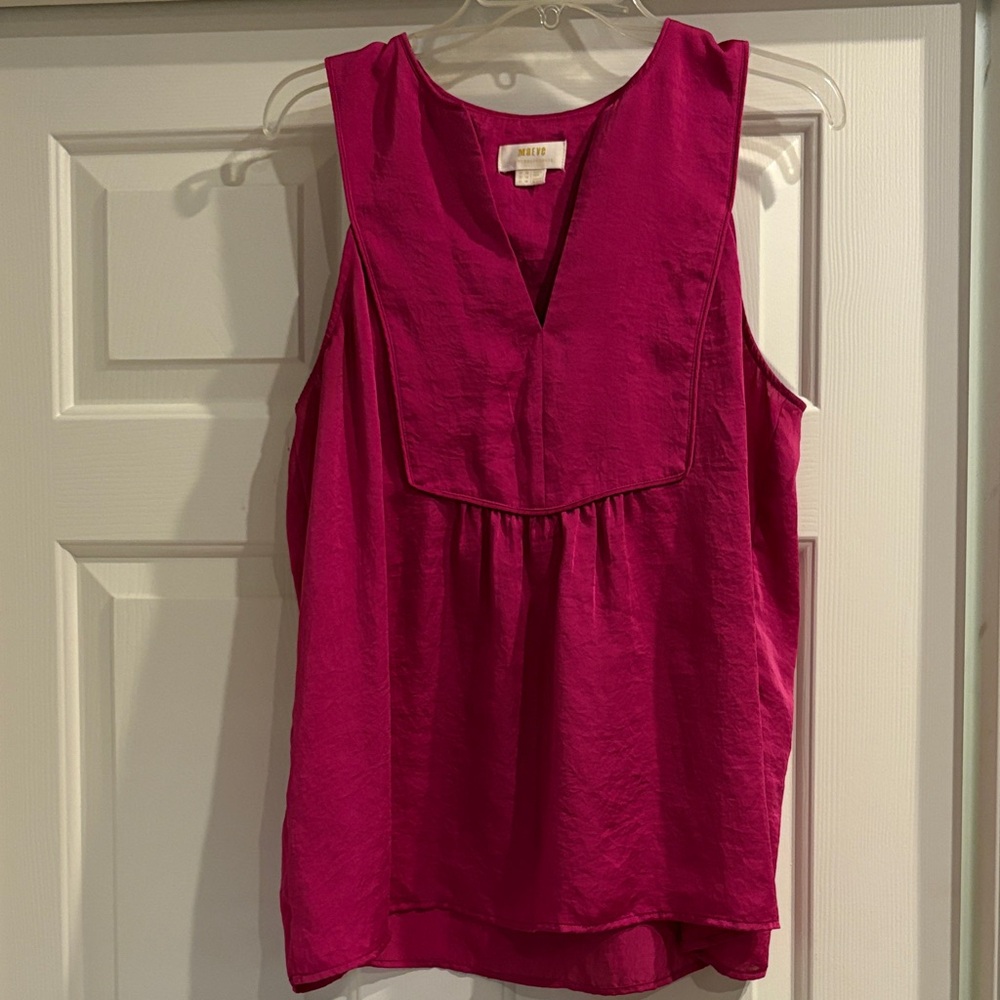 Maeve Magenta Sleeveless Blouse
G